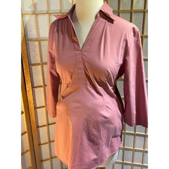 Duo Maternity Med Pink Blouse - Picture 8 of 10